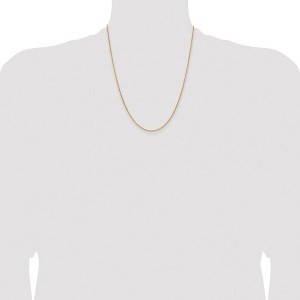 Chisel Stainless Steel Polished Yellow IP-plated 1.7mm 22" Cyclone Chain Necklace - 1 of 4