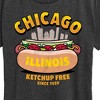Women's - Instant Message - Chicago Hot Dog Skyline Short Sleeve Graphic T-Shirt - 2 of 4