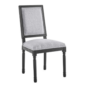 Modway Court French Vintage Upholstered Fabric Dining Side Chair - 1 of 4