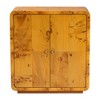 bali & pari Netra Real Burl Wood Storage Cabinet Light Mappa Burl - 2 of 4