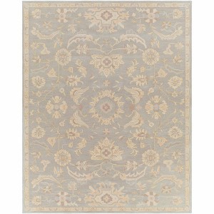 Hauteloom Copen Beige Floral Wool Rug - 1 of 4