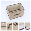 REGALWOVEN Collapsible Clothes Books Organizing Fabric Storage Bin with Lid and Handle 2 Pcs - image 2 of 4