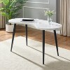 Kinsley Writing Desk Black/White - Steve Silver Co. - 2 of 4