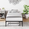 14 Inch Twin Bed Frame, Metal Platform Twin Size Bed Frame Heavy Duty Frame Sturdy Support No Box Spring Needed, Noise-Free, Under Bed Storage Space - 4 of 4