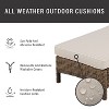 HomeStock Bradenton Outdoor Weathered Brown Wicker Chaise Lounge - 2 of 4