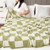 PAVILIA Plush Knit Throw Blanket for Couch Sofa Bed, Super Soft Fluffy Fuzzy Lightweight Warm Cozy All Season - 3 of 4
