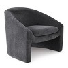 Kiki 32" Wide Contemporary Design Chenille Boasting Streamlined Silhouette Armrest Accent Barrel Chair-Maison Boucle - image 4 of 4