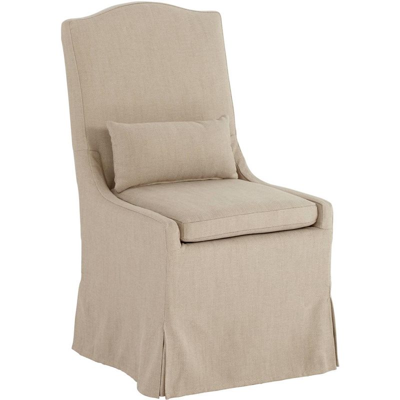 55 Downing Street Juliete Hamlet Pebble Slipcover Dining Chair, 1 of 9
