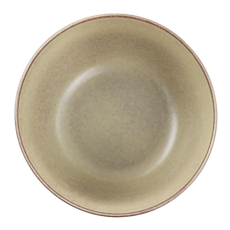 Our Table Landon 9.2 Inch Stoneware Round High Serving Bowl in Toast, 2 of 5