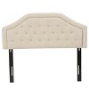 GDFStudio Angelica Contemporary Fabric Tufted King/Cal King Headboard - 2 of 4
