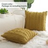 PiccoCasa Bohemia Striped Cotton Linen Tassels Throw Pillow Covers 2 Pcs - 3 of 4