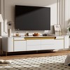 Teresa 75"Wide TV Cabinets,Storage Cabinet With 4 Drawers And 2 Spacious Cabinets,Furniture Indoor,TV Stands For TVs Up To 80 Inches-Maison Boucle - 3 of 4