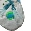 Northlight 21" Blue and White "Baby's First Christmas" Snowman Stocking - 4 of 4