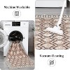 Area Rug Vintage Diamond Carpet, Casual Non-Shedding Stain Resistant Easy-Clean Rug for Living Room, Bedroom, Office Dining Room - 4 of 4