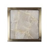 Kate and Laurel Jaspur Square Metal Drink Table, 7x7x21, Gold - 3 of 4
