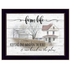 "Farm Life" By Billy Jacobs, Ready to Hang Framed Print, Black Frame - 1 of 1