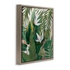 Stupell Industries Tropical Birds Of Paradise Plant Floating Frame Canvas Art, Brown, 18" x 18" - 2 of 4