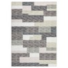 Machine Washable 5 x 7 Geometric Patchwork Accent Carpet with Non-Slip Backing Low Pile Throw Rug, Foldable Modern Floor Cover for Bedroom - 4 of 4