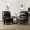 Set of 2 Alexandra Genuine Leather Manual Recliner| ART OF LIVING DESIGNS - 2 of 4