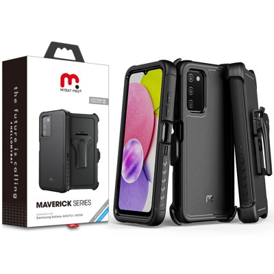 MyBat Pro Maverick Series Case w/ Holster for Samsung Galaxy A037U / A03S