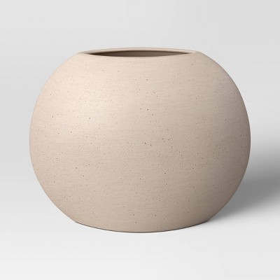 10x5 Texture Ceramic Vase White - Threshold™