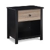 NicBex Nightstand with 1 Drawer and Open Storage Modern Bedside Table End Table for Bedroom, Living Room, Study - 3 of 4