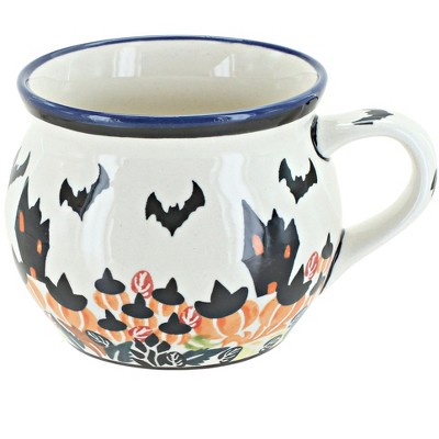 Blue Rose Polish Pottery 910 Zaklady Bell Shaped Mug