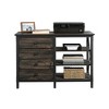 Industrial Office Storage Cabinet with Drawers & Adjustable Shelves - 3 of 4