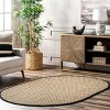 Nuloom Hesse Checker Weave Seagrass Indoor Area Rug - 2 of 4