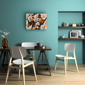 Trademark Fine Art Treechild Wild Oranges Wood Slat Art - 1 of 4