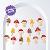 Big Dot of Happiness Wild Mushrooms Garland Banner, Toadstool Decor, Birthday Party Decorations Backdrop, 30 Feet of Cord, 15 Paper Mushroom Shapes - 2 of 4