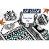 LA LEELA Women's Vacay Beach Summer Beachwear Dress Honeymoon Nightshirts Mini Slip Nighty - 4 of 4
