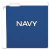 Pendaflex Essentials Colored Hanging Folders 1/5 Tab Letter Navy 25/Box 81615 - image 2 of 4