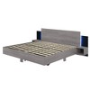 KTMBDW Floating Bed Frame Queen/King Size with Smart LED Lights and Bedside Nightstand, Wooden Platform Bed, Easy Assembly, No Box Spring Needed - 4 of 4