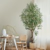MaseiKar Artificial Olive Tree, 7.2ft Tall Fake Floor Plant with Plastic Pot for Office/Home Decor, Decorative Artificial Plant for Indoors /Outdoors - 2 of 4