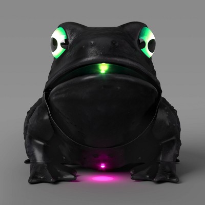 8" Talking and Singing Toad Halloween Decorative Prop Black - Hyde and EEK! Boutique™