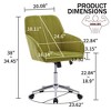 TY Adjustable Office Chair, Home Bedroom, Ergonomic Swivel Chair, Backrest Seat - 4 of 4