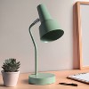Simple Designs Sleek Essentials Metal Cone Shade Desk Lamp Sage Green - 4 of 4