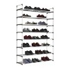 Home-Complete 8 Tier Shoe Rack for 40 Pairs White - 3 of 4
