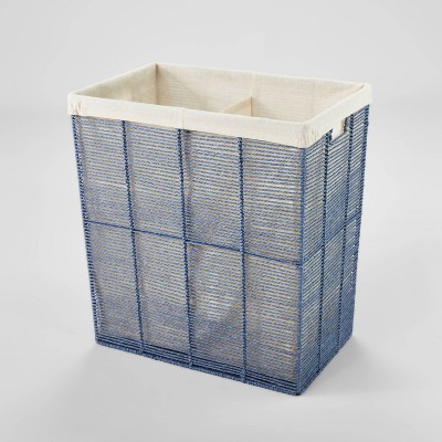 Twisted Rope Double Hamper Blue - Brightroom™