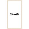 PosterPalooza | 24x48 Wide Barnwood Picture Frame, UV Acrylic, 6 Finishes - Grey, Brown, White, and Black - 2 of 4