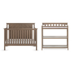 Child Craft Westgate 4-in-1 Convertible Crib, Double Dresser, and Chest 3-Piece Nursery Set, Arrives Fully Assembled - 1 of 4