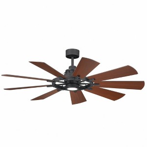Kichler Lighting Gentry 1 - Light Ceiling Fan in  Black - 1 of 4