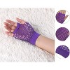 Allegra K Women's Mesh Fingerless Fishnet Gloves - 2 of 4