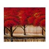 Trademark Fine Art - Masters Fine Art 'Parade Of Red Trees Ii' - 2 of 4