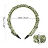 Unique Bargains Women's Classic Pleated Headband 6.69"x1.38" 1 Pc - 3 of 4