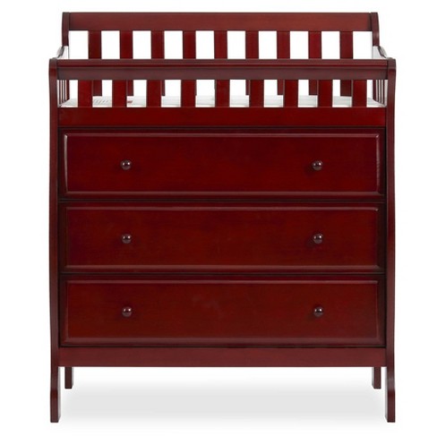 Red store changing table