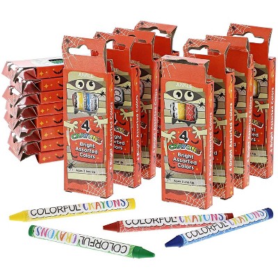Bulk 24 Pack Halloween Mini Coloring Book Kit, Each Set Includes 1 Small  Coloring Booklet & 4 Crayons, Great Halloween Party Favors, Halloween Gifts