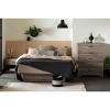 Full/Queen Step One Platform Bed Weathered Oak - South Shore - 3 of 4