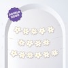 Big Dot of Happiness Tan Daisy Flowers Garland Banner, Boho Hanging Decorations, Groovy Floral Party Banner, 30 Feet of Cord, 15 Double-Sided Daisies - 2 of 4